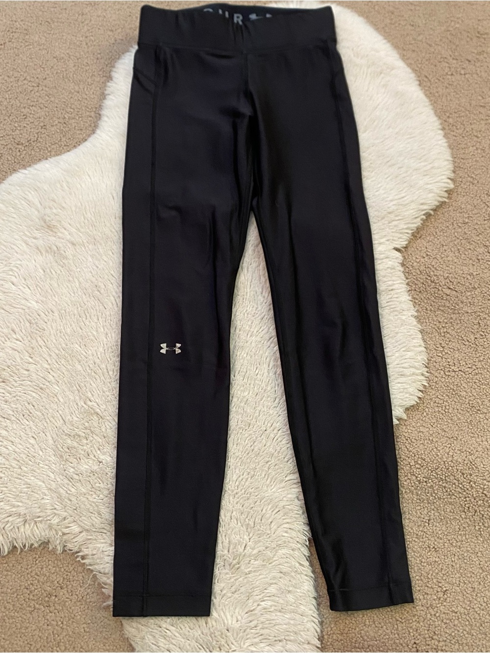 Under Armour Black Women's Performance Leggings with Logo